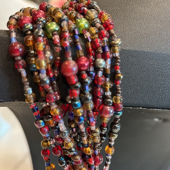 Joan Rivers Stunning Long Multi Color Beaded Necklace. Goes with everything - Picture 8 of 13